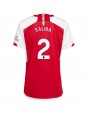 Arsenal William Saliba #2 Heimtrikot für Frauen 2023-24 Kurzarm